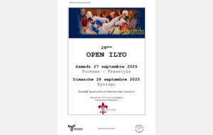 Ilyo Open Poomsae 2025 - Bruxelles