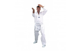 DOBOK TAEKWONDO : Tenue avec ceinture col blanc 